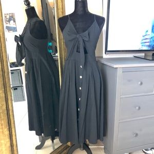 Tie Front Midi Dress